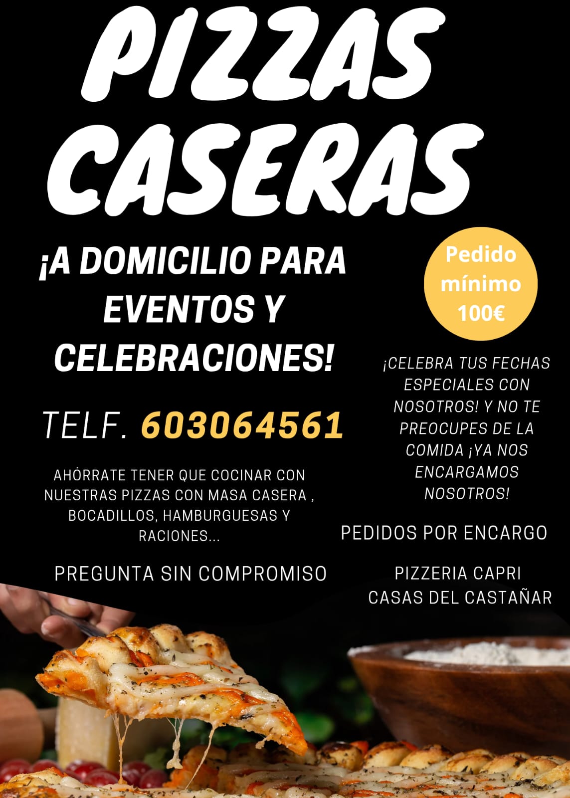 pizzas caseras