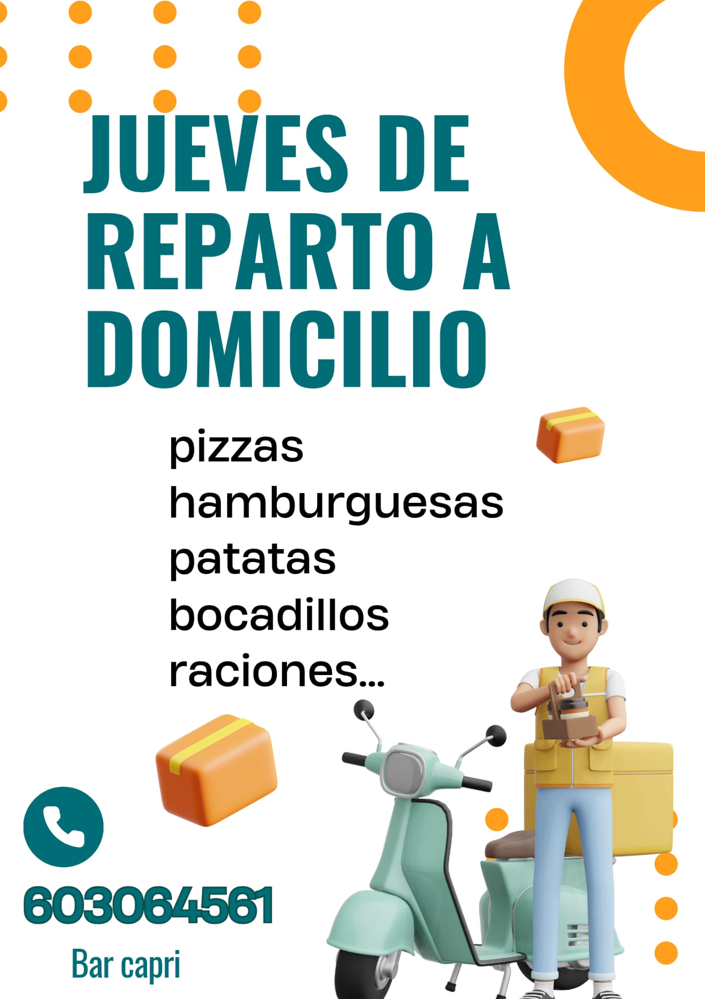 reparto a domicilio
